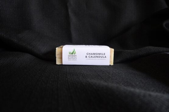 Chamomile & Calendula Natural Bar Soap 135 g side view