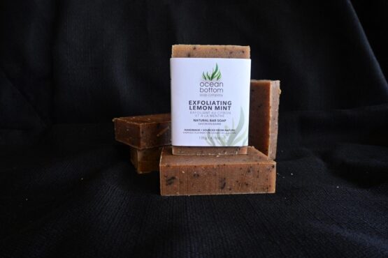 Exfoliating Lemon Mint Natural Bar Soap 135 g x2