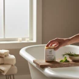 Rosemary Mint Natural Bar Soap Bath
