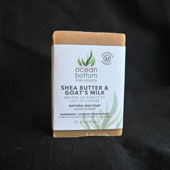 Shea Butter Goat's Milk 131 g black background