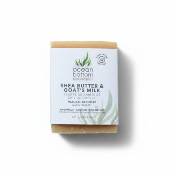 Shea Butter & Goat's Milk Unscented Natural Bar Soap white background (1)