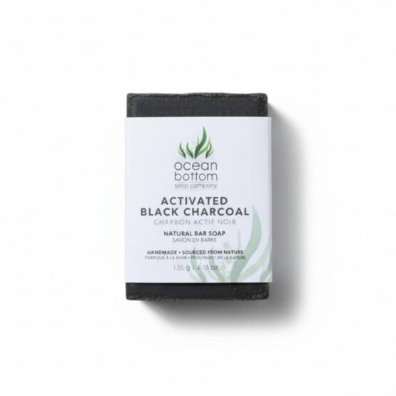 Activated Black Charcoal Soap Classic white background