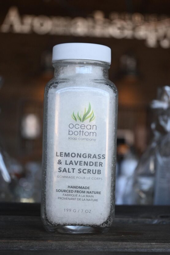 Lemongrass & Lavender Salt Scrub 199g