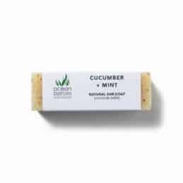 Cucumber + Mint Natural Bar Soap Side View