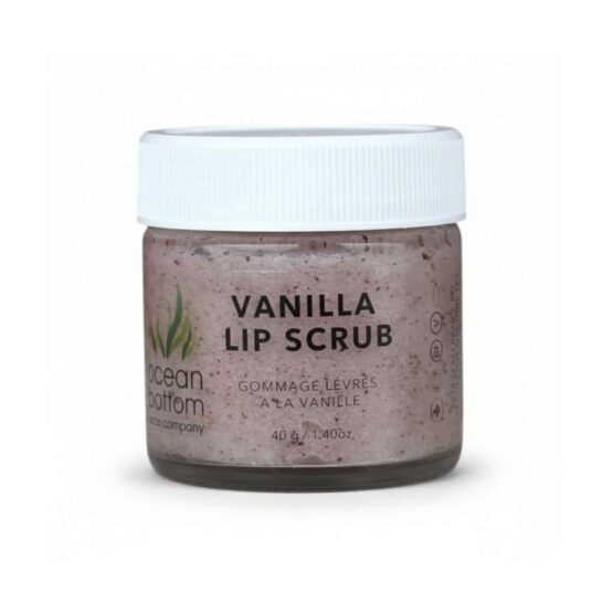 Vanilla Lip Scrub 40g white background
