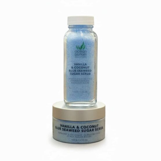 Vanilla & Coconut Blue Seaweed Sugar Scrub 100g both options