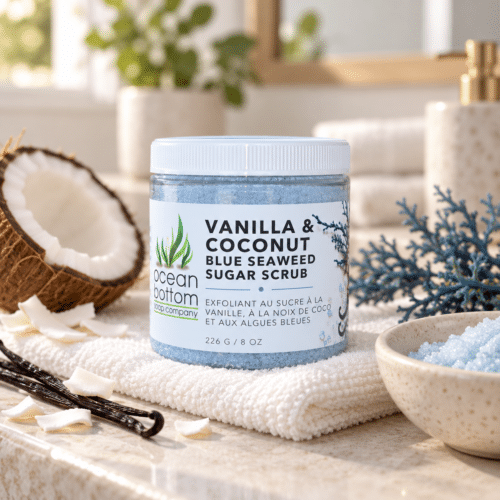 Vanilla & Coconut Blue Seaweed Sugar Scrub 226g