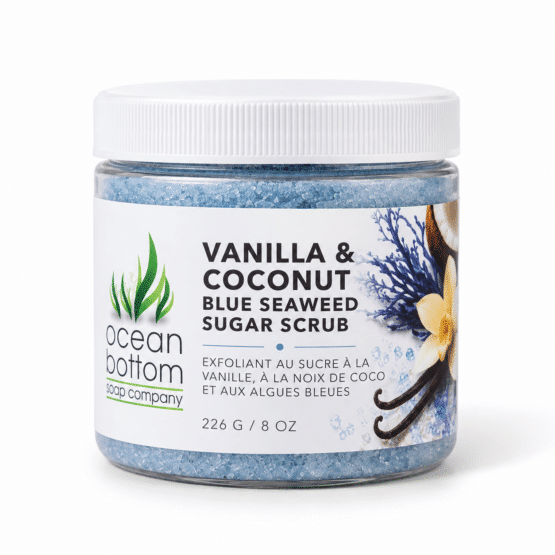 Vanilla & Coconut Blue Seaweed Sugar Scrub 226g