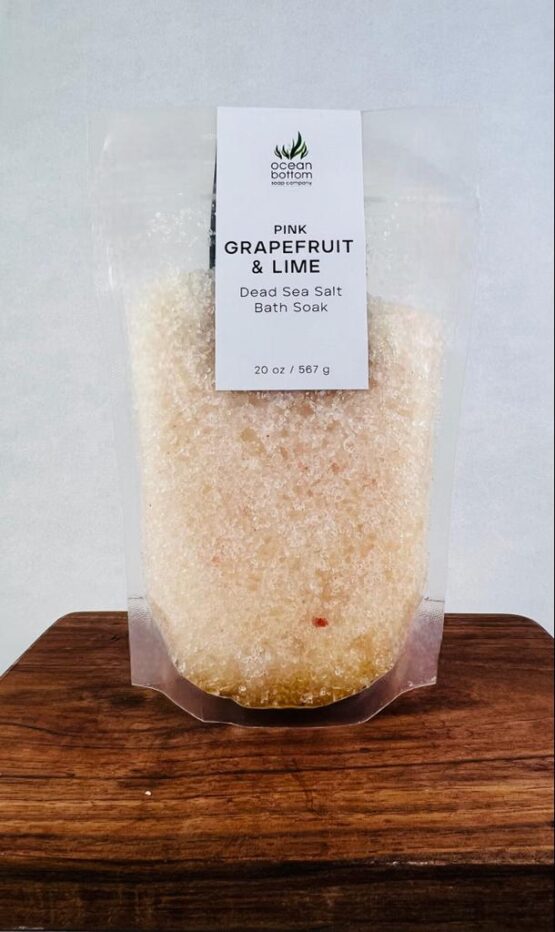 Pink Grapefruit & Lime Dead Sea Salt Bath Soak