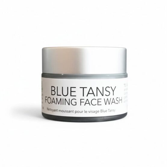 Blue Tansy Foaming Face Wash white background
