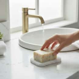 Soap Saver by sink