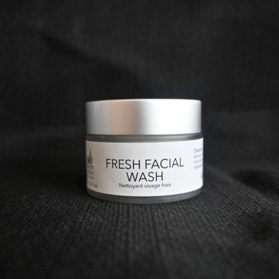 Fresh Facial Wash black background