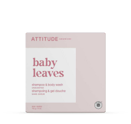 Attitude Baby Shampoo and Body Bar Unscented