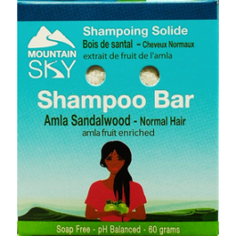 Mountain Sky Amla Sandalwood Shampoo Bar - Normal Hair