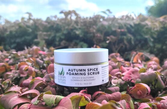 Autumn Spice Foaming Scrub closeup