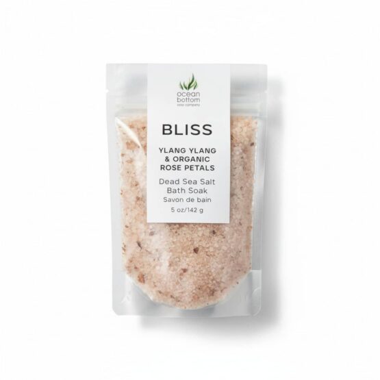 Bliss Dead Sea Salt Soak white background