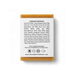 Back Label for Spiced Vanilla Tallow Natural Bar Soap