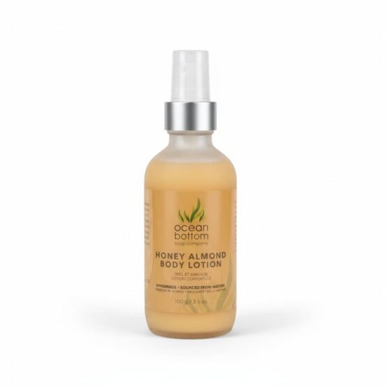 Honey Almond Body Lotion 100g white background