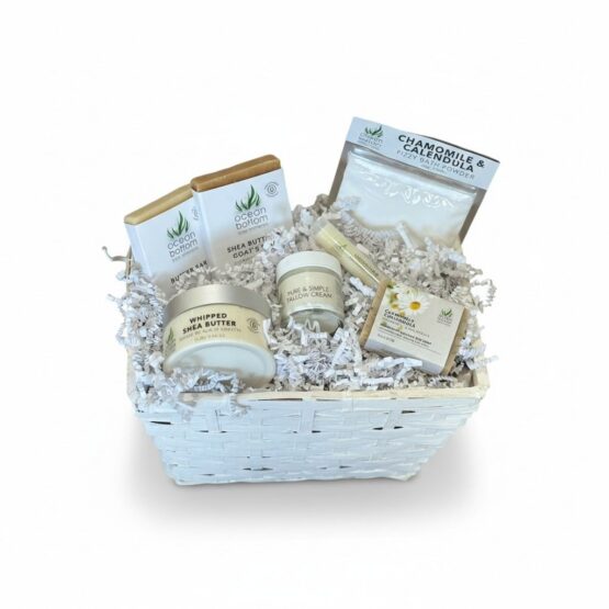 Pure & Gentle Gift Basket – Natural Body Care Set for Sensitive Skin