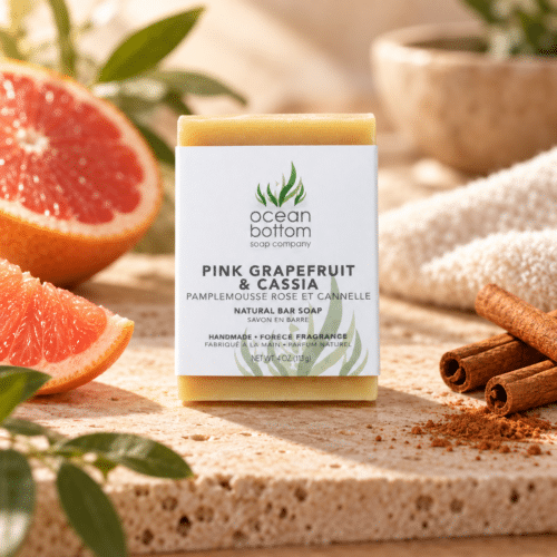 Pink Grapefruit & Cassia Natural Bar Soap