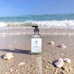 Pure Aloe Vera Gel by the Ocean