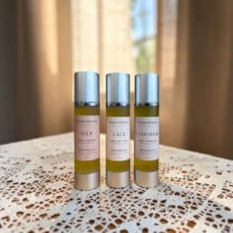 Bath & Body Oil Trio on Lace