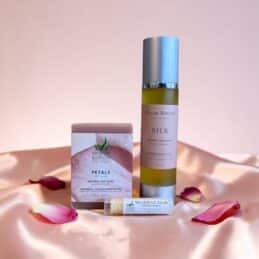 Softly Yours Gift Set with petals
