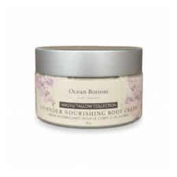 Lavender Nourishing Body Cream 90g white background