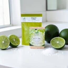 Salty LIme Soap and Fizzy Bath Powder