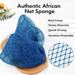 Knotted African Net Sponge Closeup