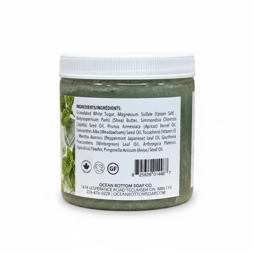 Mineral Mint Body Scrub Ingredients