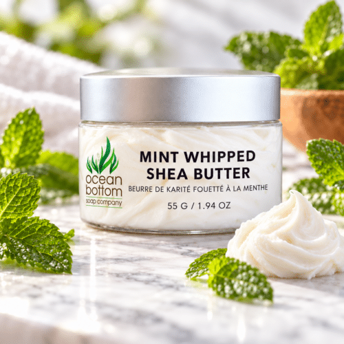 Mint Whipped Shea Butter 55g with mint